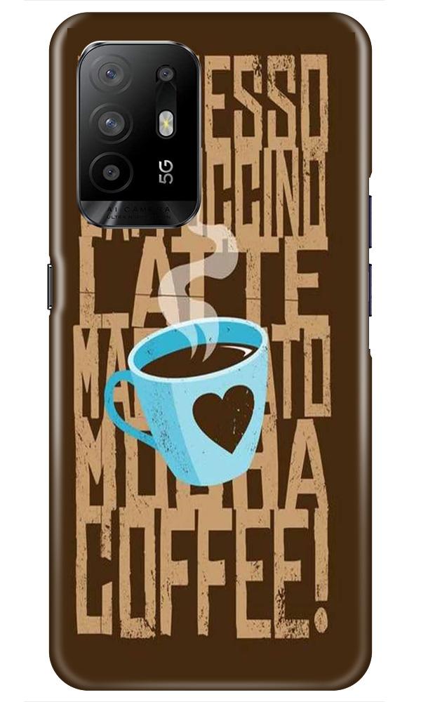 Love Coffee Mobile Back Case for Oppo F19 Pro Plus (Design - 351)