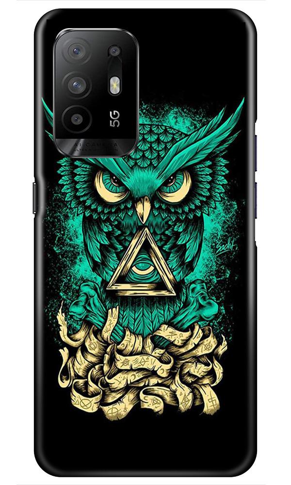 Owl Mobile Back Case for Oppo F19 Pro Plus (Design - 358)