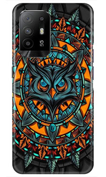 Owl Mobile Back Case for Oppo F19 Pro Plus (Design - 360)