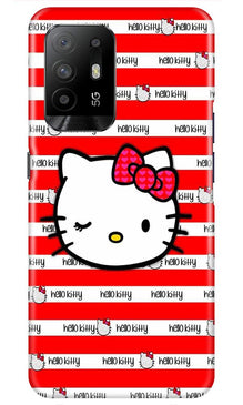 Hello Kitty Mobile Back Case for Oppo F19 Pro Plus (Design - 364)