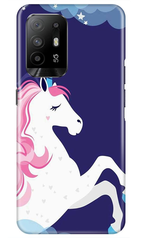 Unicorn Mobile Back Case for Oppo F19 Pro Plus (Design - 365)