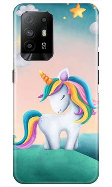 Unicorn Mobile Back Case for Oppo F19 Pro Plus (Design - 366)