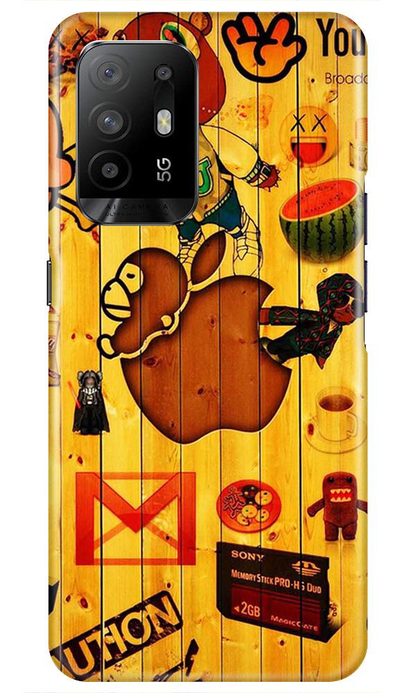 Wooden Texture Mobile Back Case for Oppo F19 Pro Plus (Design - 367)