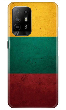 Color Pattern Mobile Back Case for Oppo F19 Pro Plus (Design - 374)