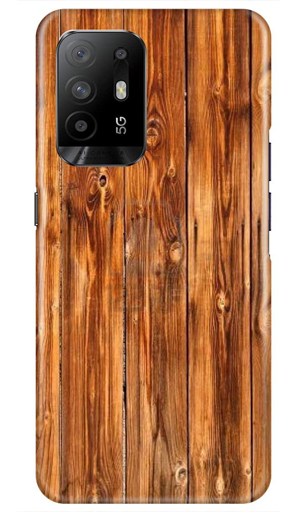 Wooden Texture Mobile Back Case for Oppo F19 Pro Plus (Design - 376)