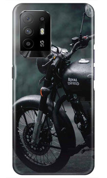 Royal Enfield Mobile Back Case for Oppo F19 Pro Plus (Design - 380)