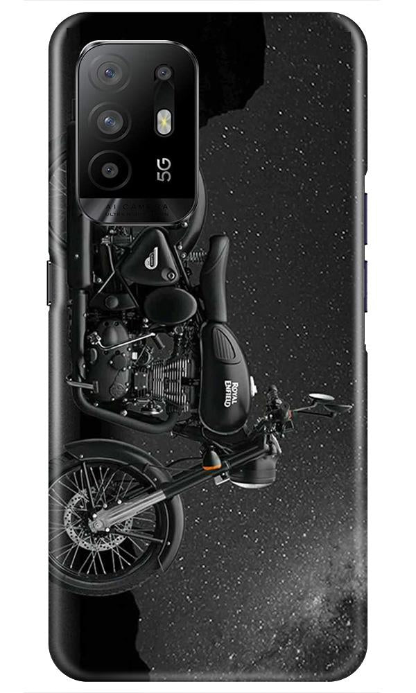 Royal Enfield Mobile Back Case for Oppo F19 Pro Plus (Design - 381)