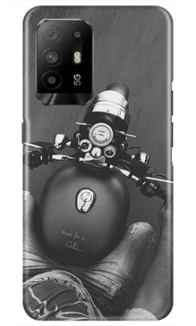 Royal Enfield Mobile Back Case for Oppo F19 Pro Plus (Design - 382)
