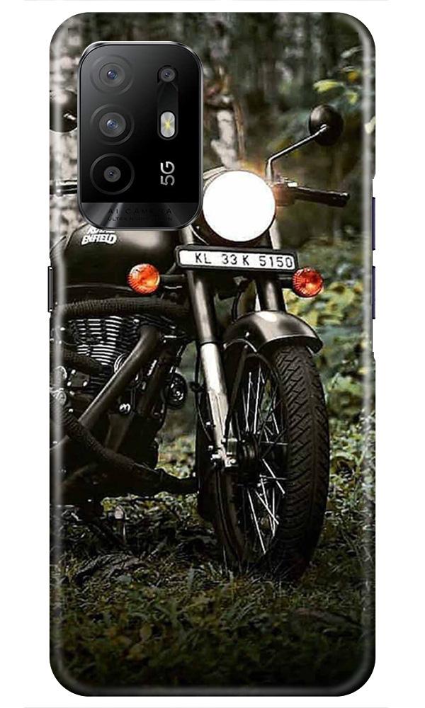 Royal Enfield Mobile Back Case for Oppo F19 Pro Plus (Design - 384)