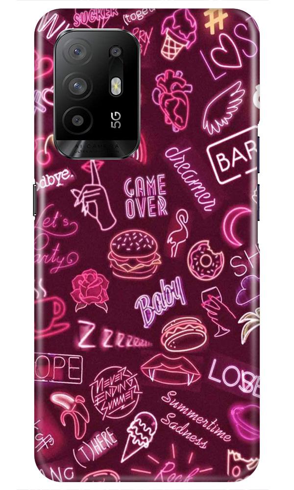 Party Theme Mobile Back Case for Oppo F19 Pro Plus (Design - 392)