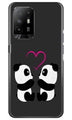Panda Love Mobile Back Case for Oppo F19 Pro Plus (Design - 398)