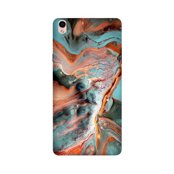 Marble Texture Mobile Back Case for Oppo F1 Plus  (Design - 309)