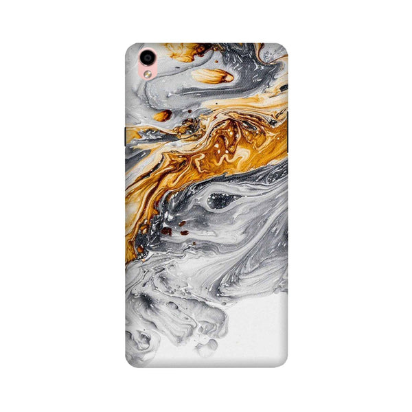 Marble Texture Mobile Back Case for Oppo F1 Plus  (Design - 310)
