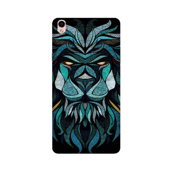 Lion Mobile Back Case for Oppo F1 Plus  (Design - 314)