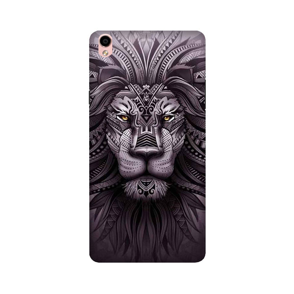 Lion Mobile Back Case for Oppo F1 Plus  (Design - 315)