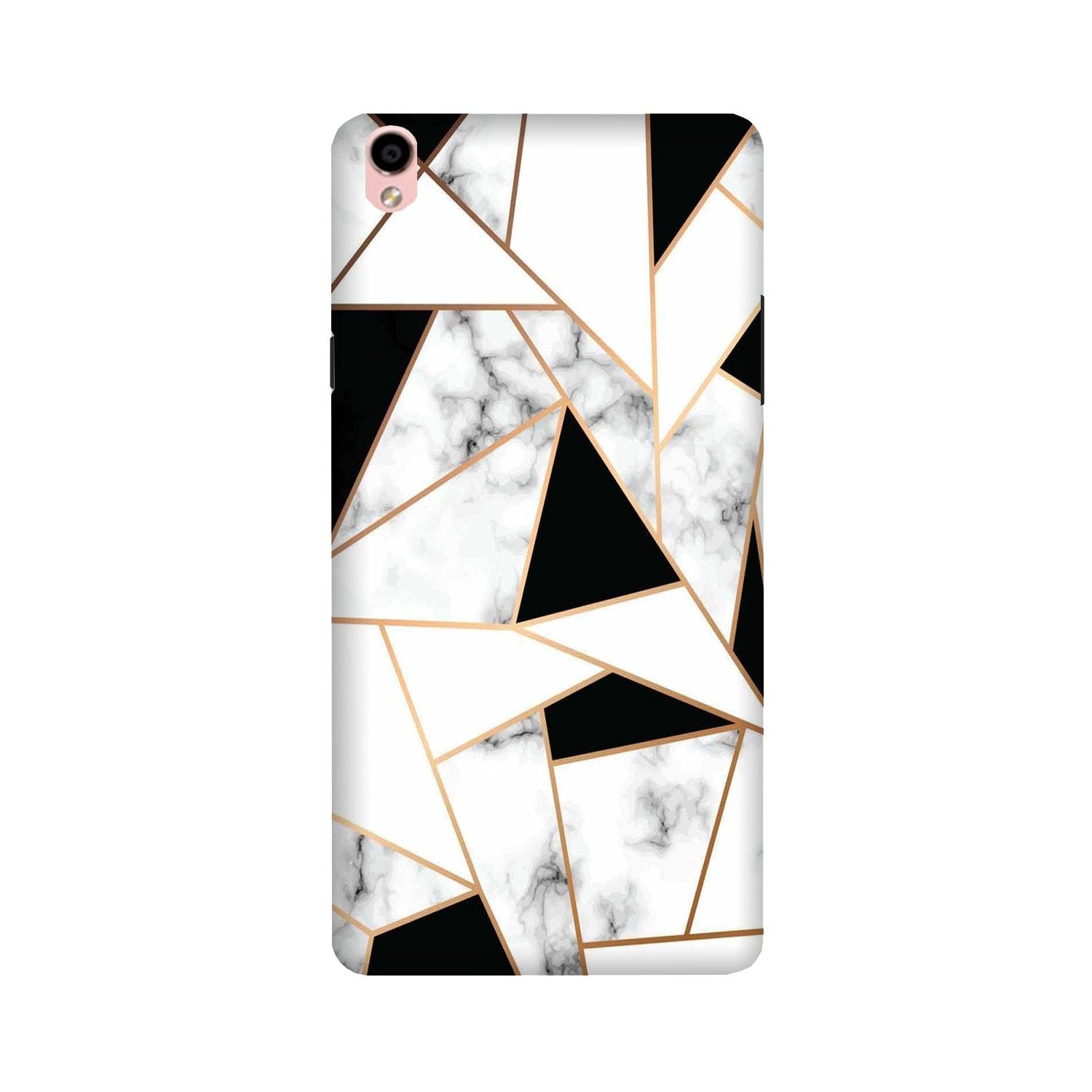 Marble Texture Mobile Back Case for Oppo F1 Plus  (Design - 322)