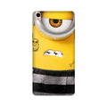 Minion Mobile Back Case for Vivo V3 Max (Design - 324)