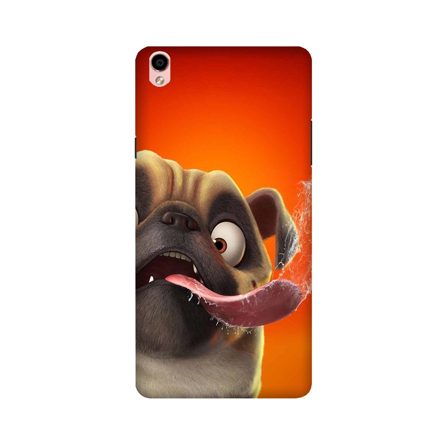 Dog Mobile Back Case for Oppo F1 Plus  (Design - 343)