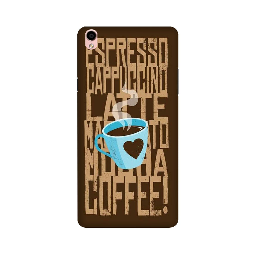 Love Coffee Mobile Back Case for Oppo F1 Plus  (Design - 351)