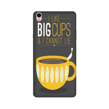 Big Cups Coffee Mobile Back Case for Oppo F1 Plus  (Design - 352)