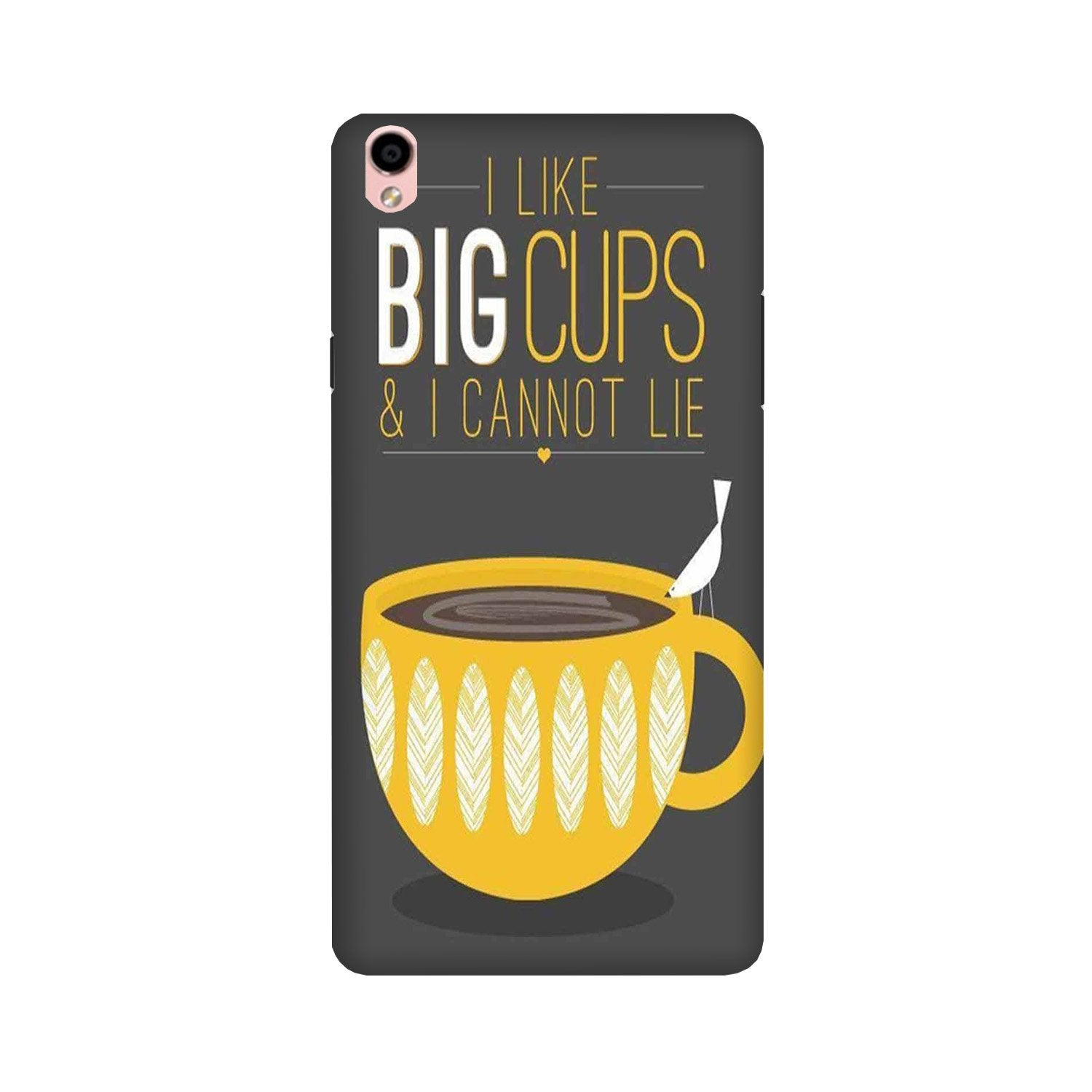 Big Cups Coffee Mobile Back Case for Vivo V3 (Design - 352)