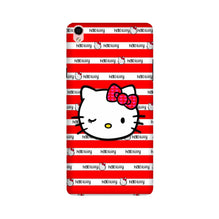 Hello Kitty Mobile Back Case for Vivo V3 Max (Design - 364)