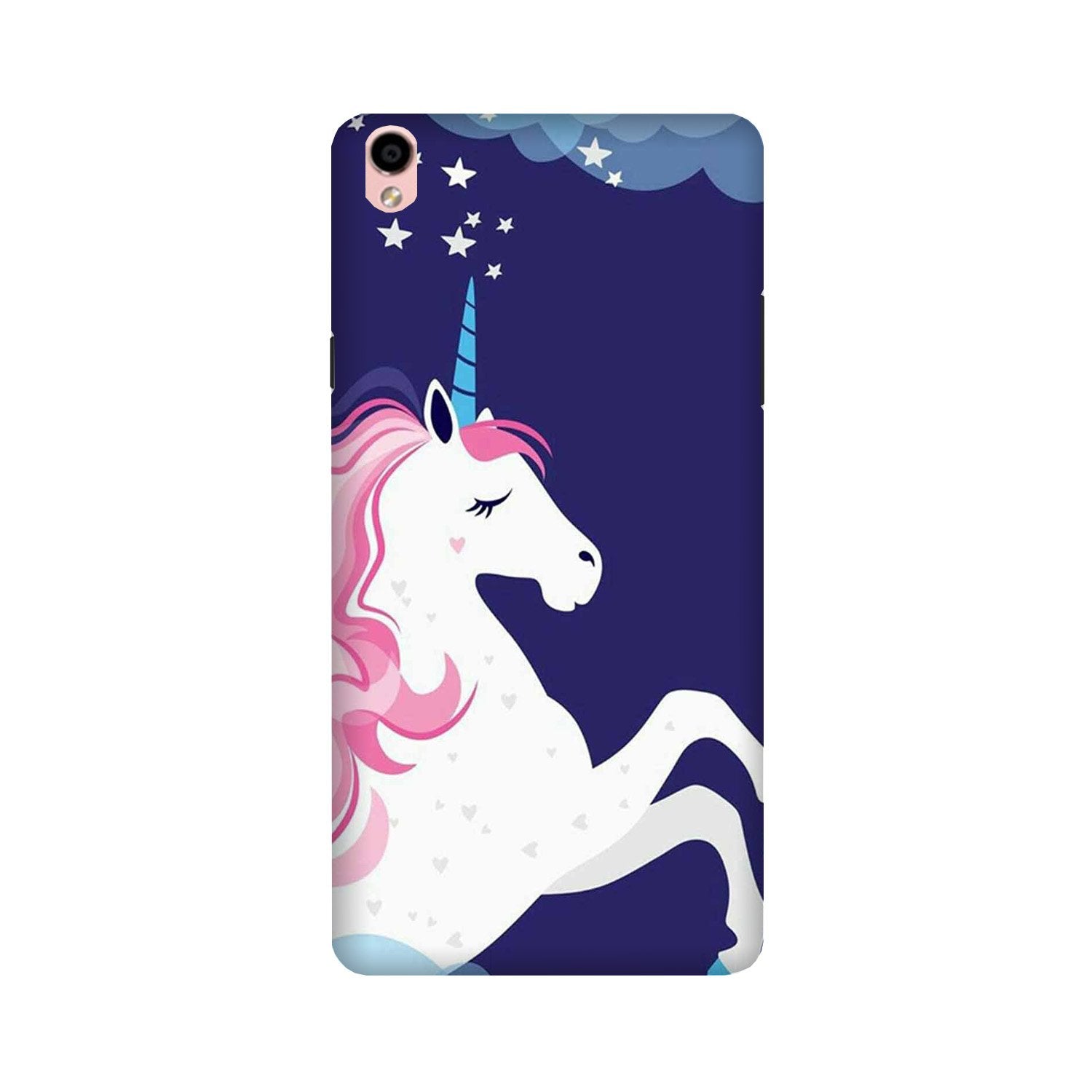 Unicorn Mobile Back Case for Oppo F1 Plus  (Design - 365)