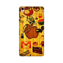 Wooden Texture Mobile Back Case for Vivo Y51L (Design - 367)