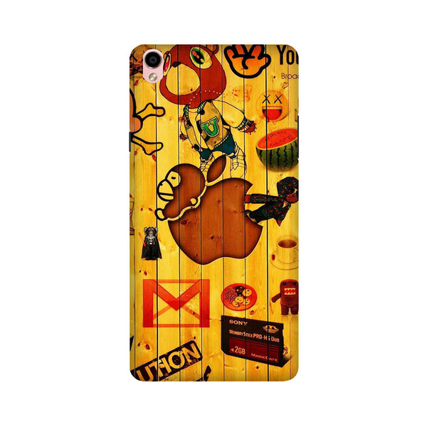 Wooden Texture Mobile Back Case for Vivo Y51L (Design - 367)