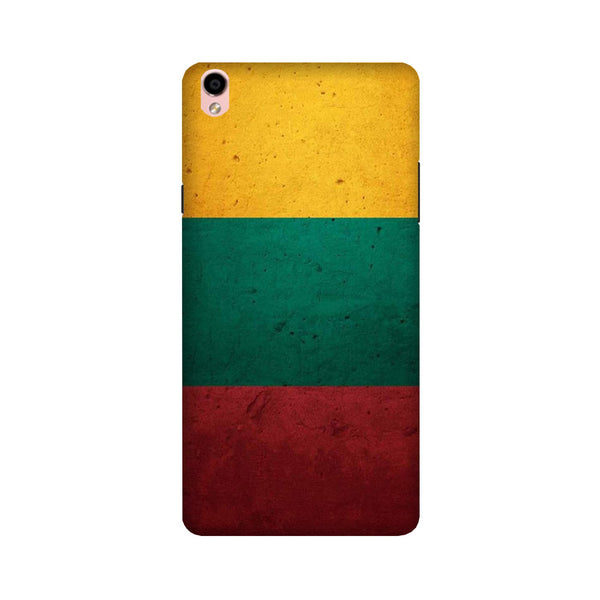 Color Pattern Mobile Back Case for Oppo F1 Plus  (Design - 374)