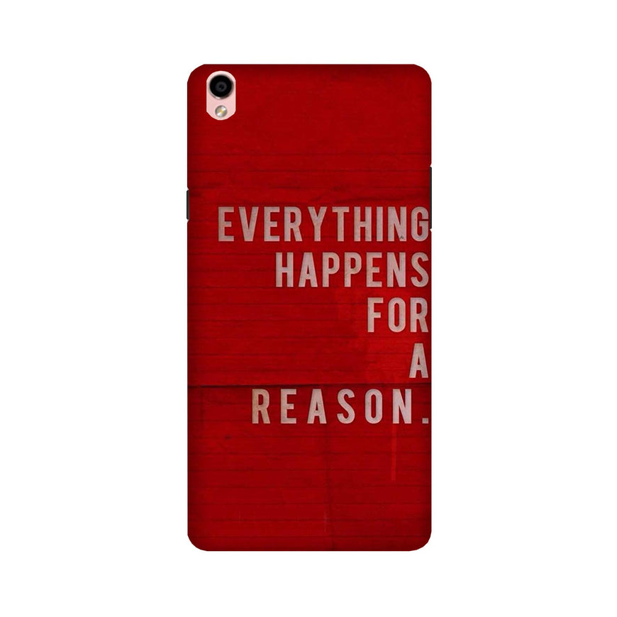 Everything Happens Reason Mobile Back Case for Vivo V3 Max (Design - 378)