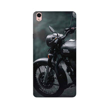 Royal Enfield Mobile Back Case for Oppo F1 Plus  (Design - 380)