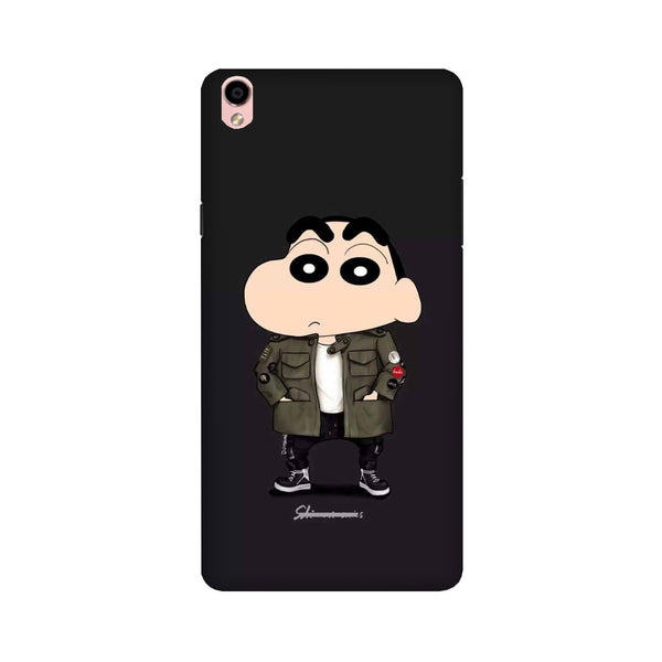 Shin Chan Mobile Back Case for Oppo F1 Plus  (Design - 391)