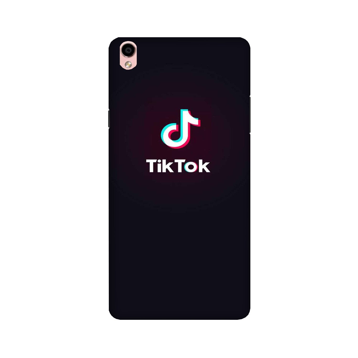 Tiktok Mobile Back Case for Oppo F1 Plus  (Design - 396)