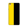 Black Yellow Pattern Mobile Back Case for Oppo F1 Plus  (Design - 397)
