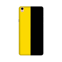 Black Yellow Pattern Mobile Back Case for Vivo V3 Max (Design - 397)