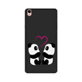 Panda Love Mobile Back Case for Oppo F1 Plus  (Design - 398)