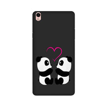 Panda Love Mobile Back Case for Vivo V3 Max (Design - 398)