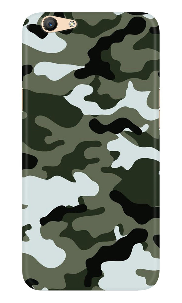 Army Camouflage Case for Oppo A57  (Design - 108)