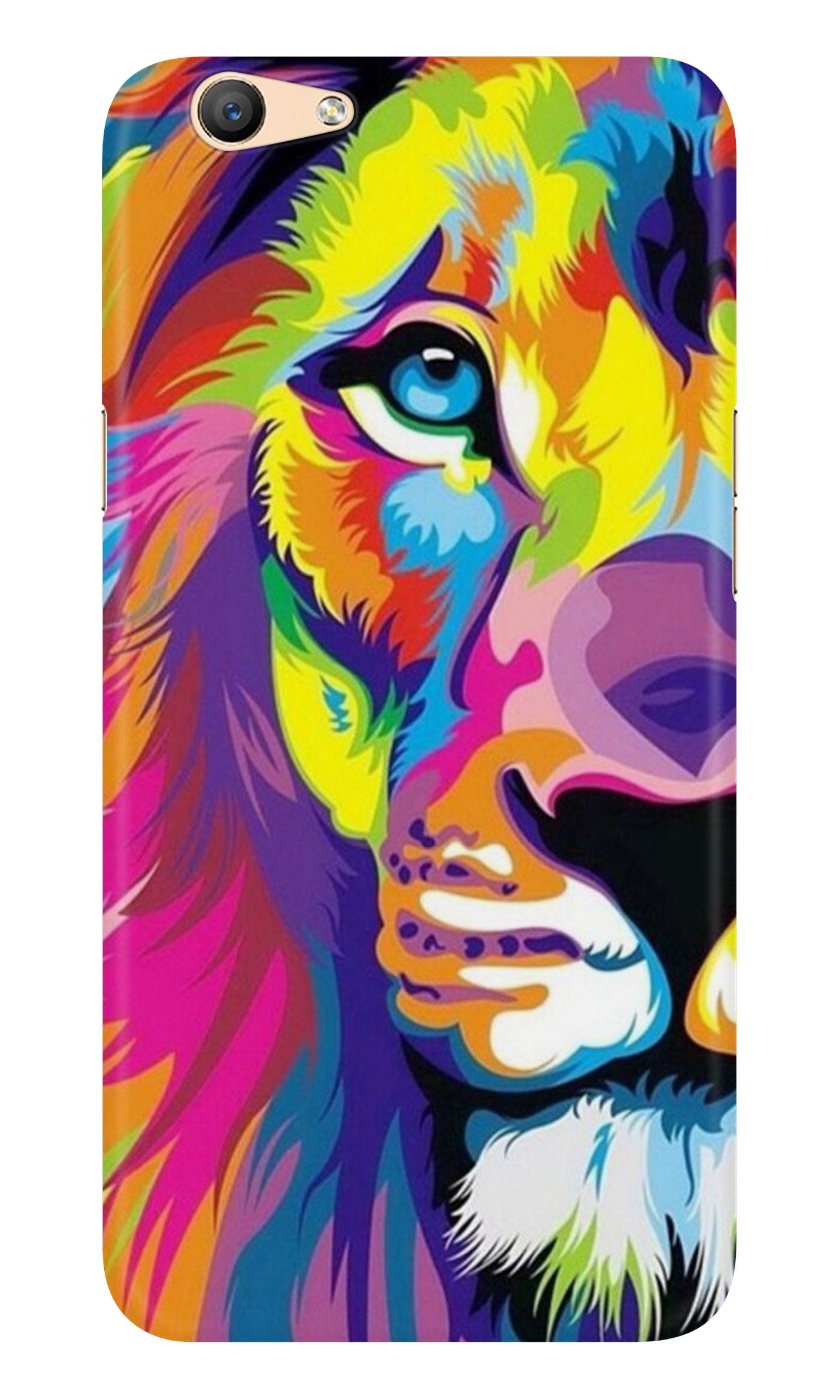 Colorful Lion Case for Oppo A57  (Design - 110)