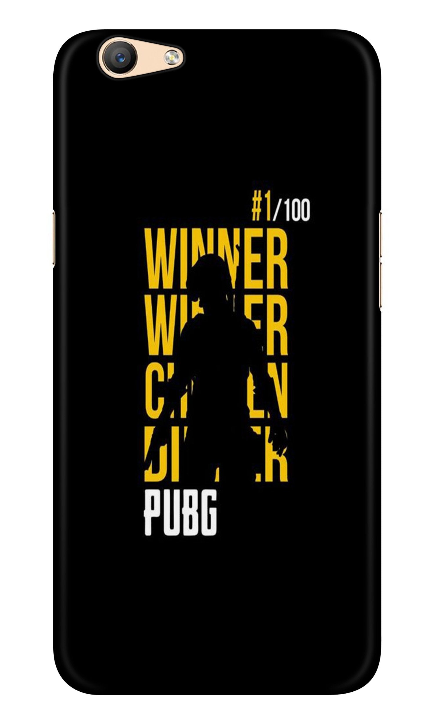 Pubg Winner Winner Case for Oppo F1s  (Design - 177)