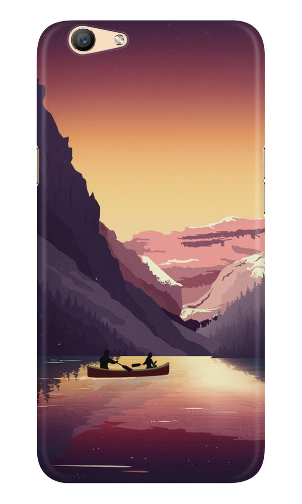 Mountains Boat Case for Vivo V5/ V5s (Design - 181)