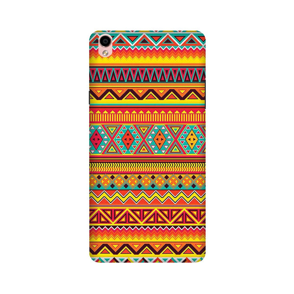 Zigzag line pattern Case for Oppo F1 Plus