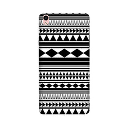 Black white Pattern Case for Oppo F1 Plus