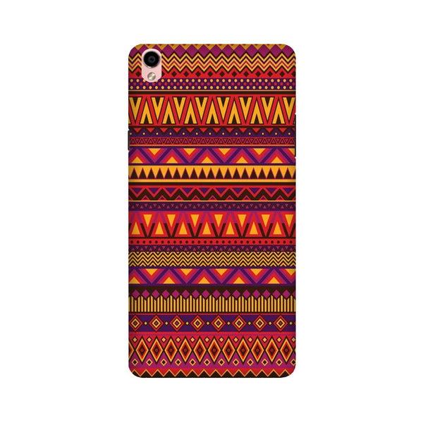 Zigzag line pattern2 Case for Oppo F1 Plus