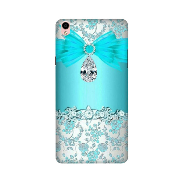 Shinny Blue Background Case for Oppo F1 Plus