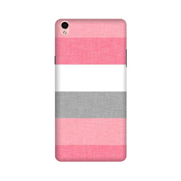Pink white pattern Case for Oppo F1 Plus