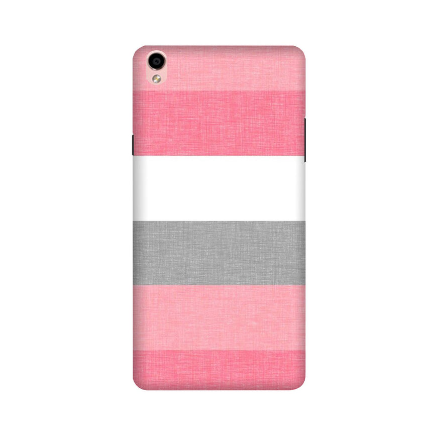 Pink white pattern Case for Oppo F1 Plus