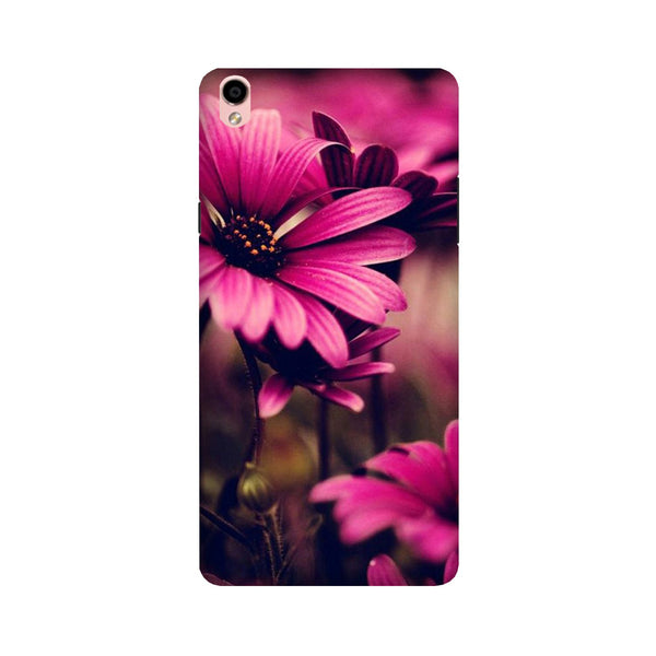 Purple Daisy Case for Oppo F1 Plus