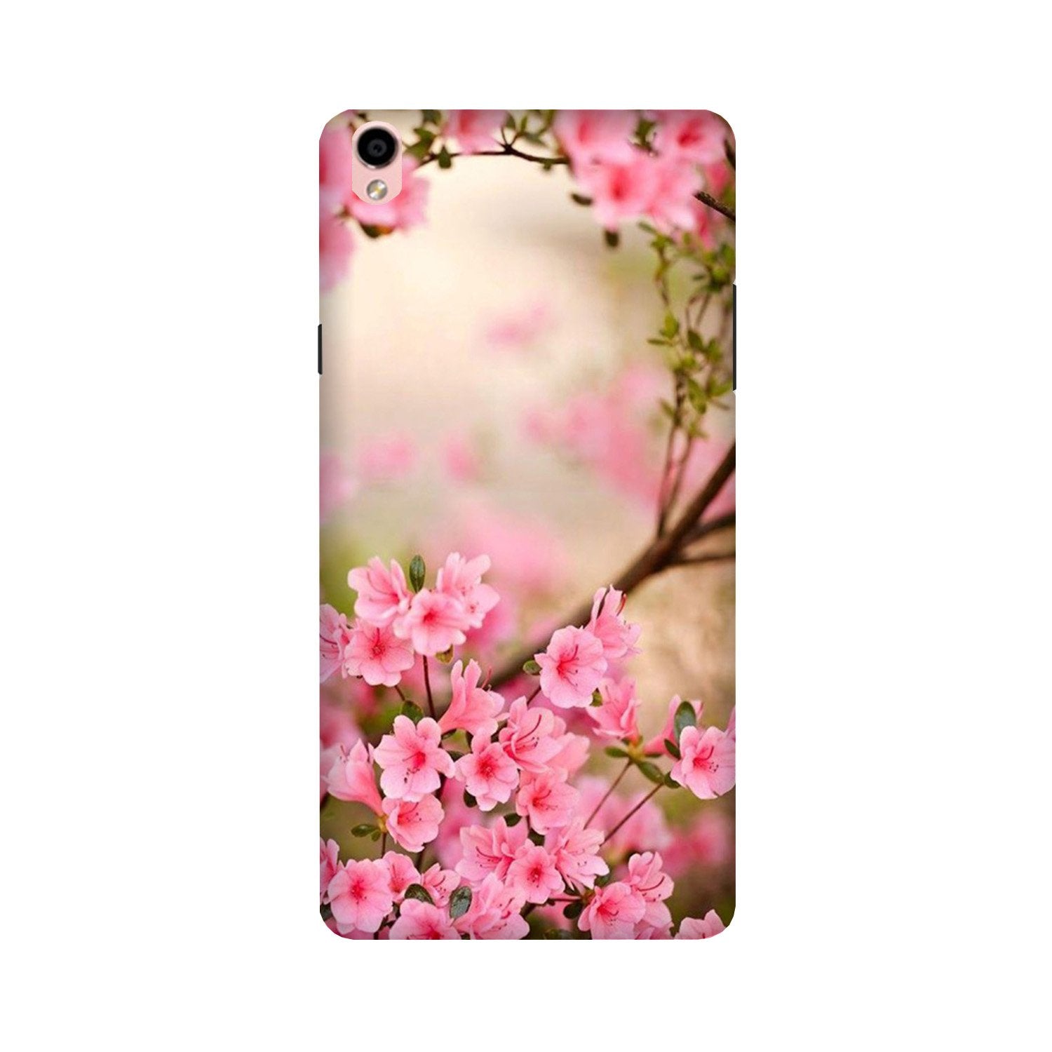 Pink flowers Case for Oppo F1 Plus